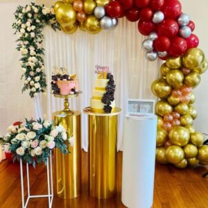 White Drape 2Meter hire