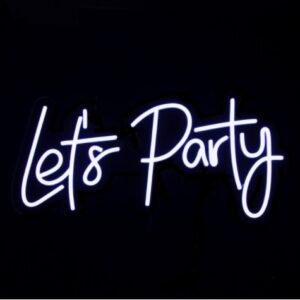 NEON LIGHT hire -“Lets Party”