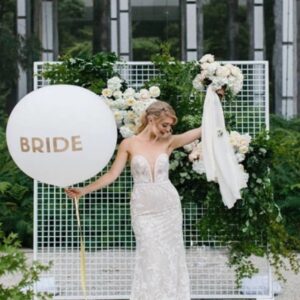 White Square mesh wall hire